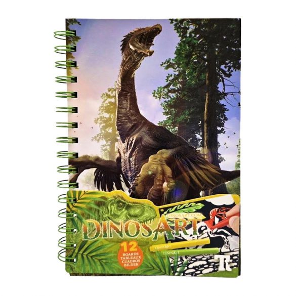 DinosArt Bársonyos kifestőkönyv 021584