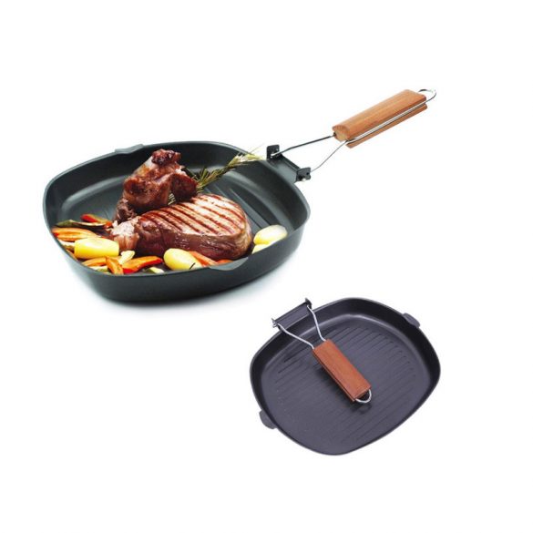 Grill serpenyő - letapadásmentes bevonattal / 20 cm A625