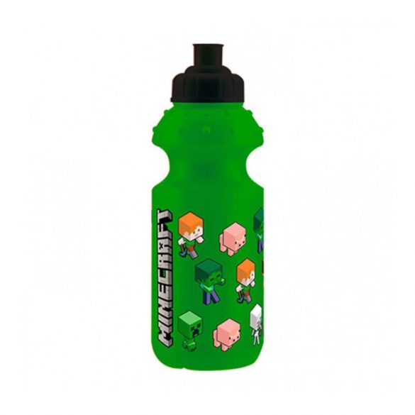 MINECRAFT GREEN MŰANYAG KULACS, SPORTPALACK 350 ML EWA00021MC