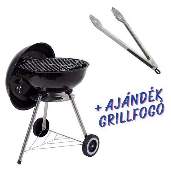 Chracoal Grill BARI 46cm 13027 + AJÁNDÉK Cattara Shark grillfogó, 45 cm 13075