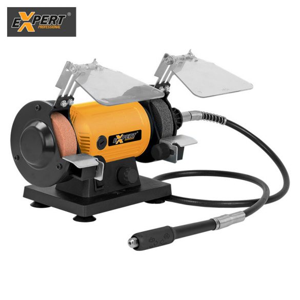 Expert Kettős köszörű mini 120W 75mm, +10 kiegészítő NXBG1276