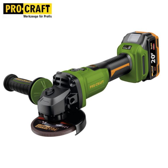 PROCRAFT akkus sarokcsiszoló 125mm PWA220