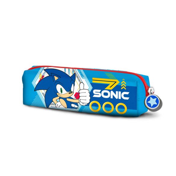 Sega- Sonic szögletes tolltartó, kék ZT06023